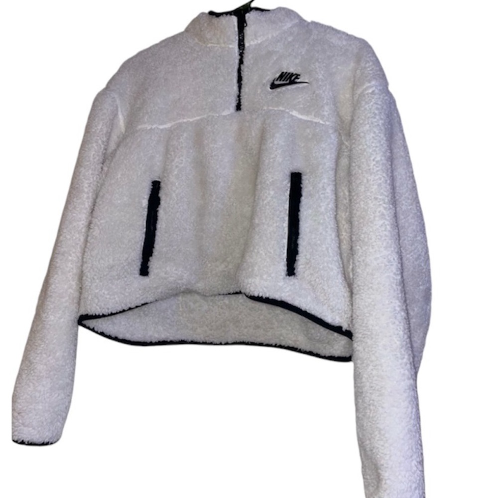 Nike Plush Cropped Quarter Zip Pullover✨